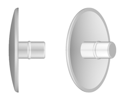 Abdeckkappe 2,4 x 12 mm