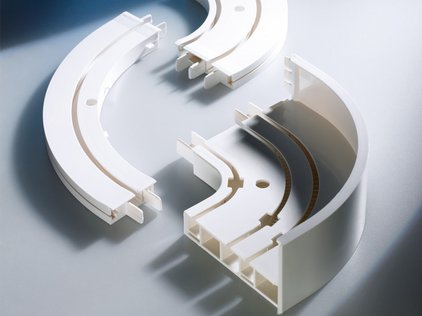 Gardinenleisten-Rundbögen