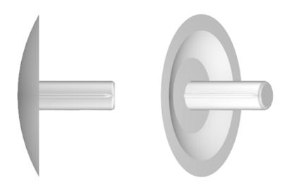 Abdeckkappe 3 x 15 mm